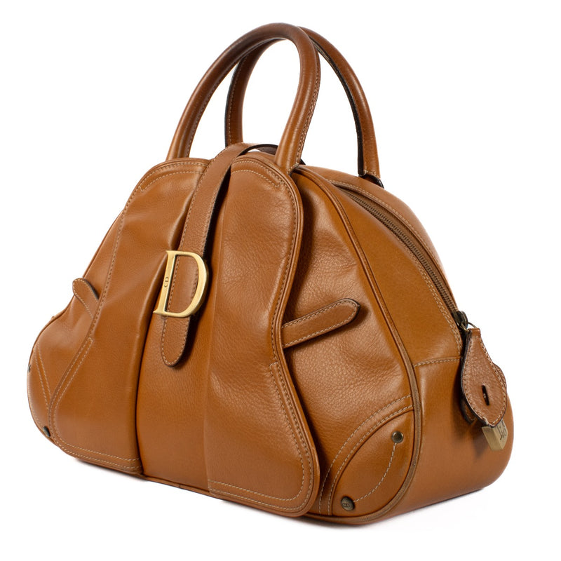 shop 100% authentic second hand Christian Dior Camel Top Handle Bag on Labellov.com