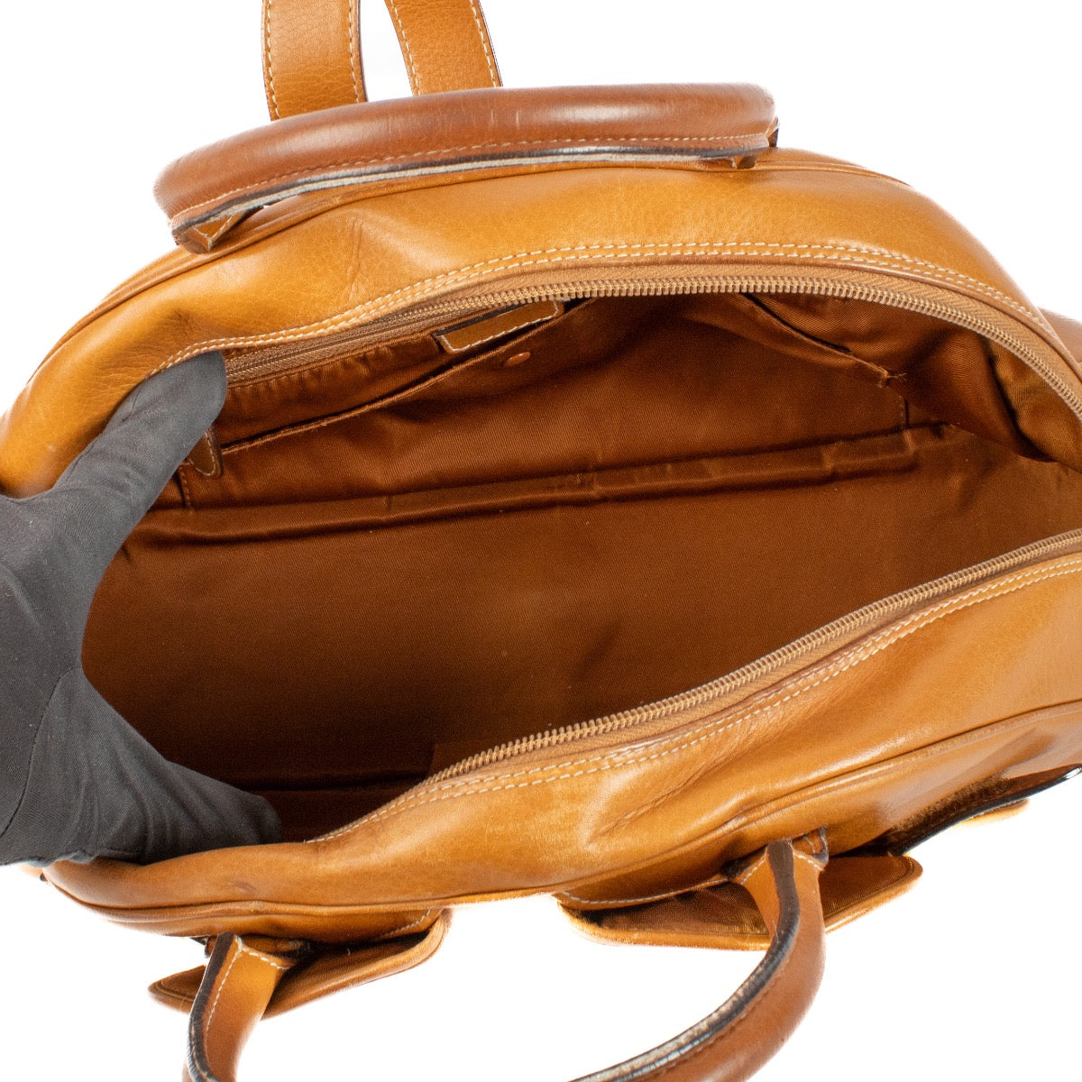 shop 100% authentic second hand Christian Dior Camel Top Handle Bag on Labellov.com