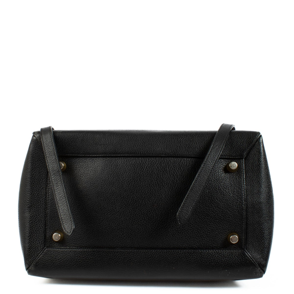 Celine Black Leather Large Belt Bag