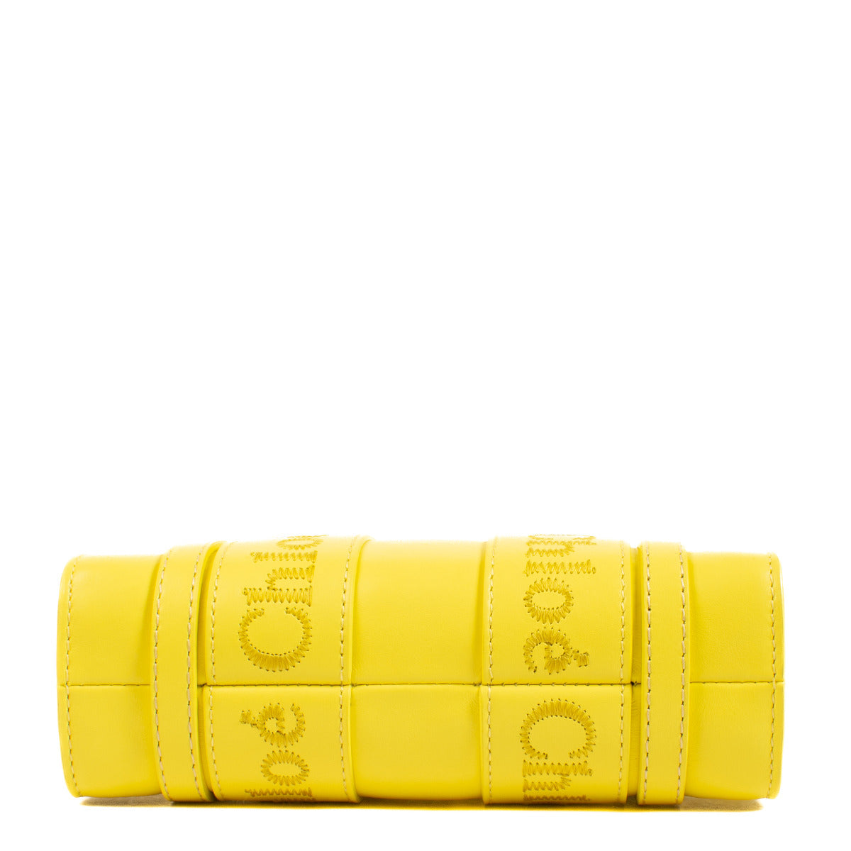Mini cabas Chloé Woody jaune