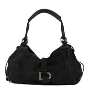 Delvaux Black Santiag Nubuck Eugene GM Bag