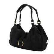 Delvaux Black Santiag Nubuck Eugene GM Bag