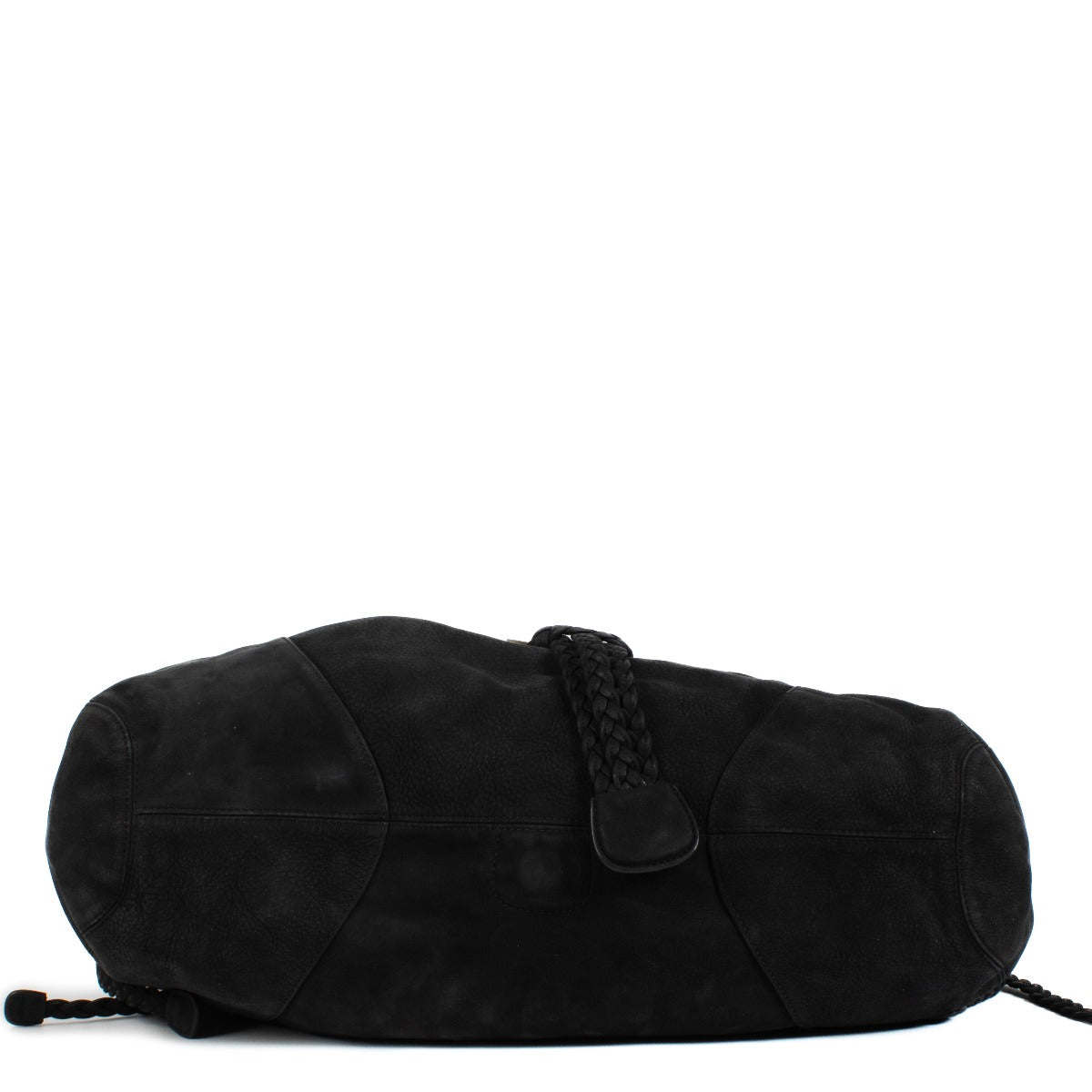 Delvaux Black Santiag Nubuck Eugene GM Bag