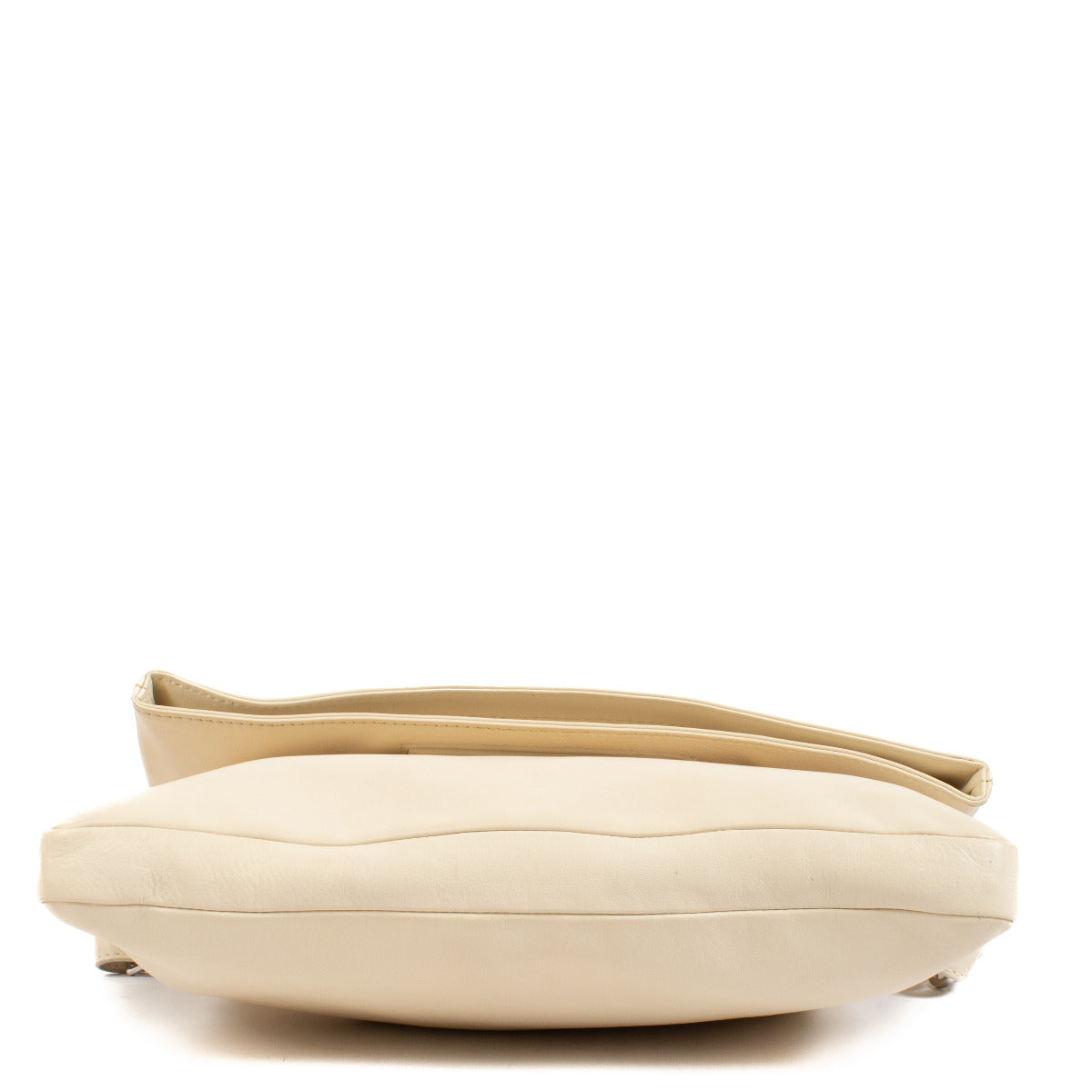 Delvaux Cream Ame Libre Veronique Branquinho Clutch Bag