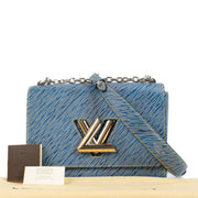 Are you looking for an authentic designer bag? We buy and sell your preloved and brand new designer bags for the best price. Shop Louis Vuitton Blue Epi Twist MM safe and secure.