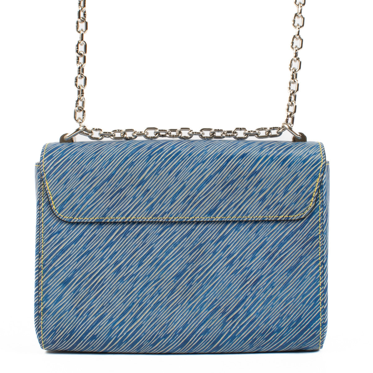 Louis Vuitton Denim Blue Epi Leather Twist MM