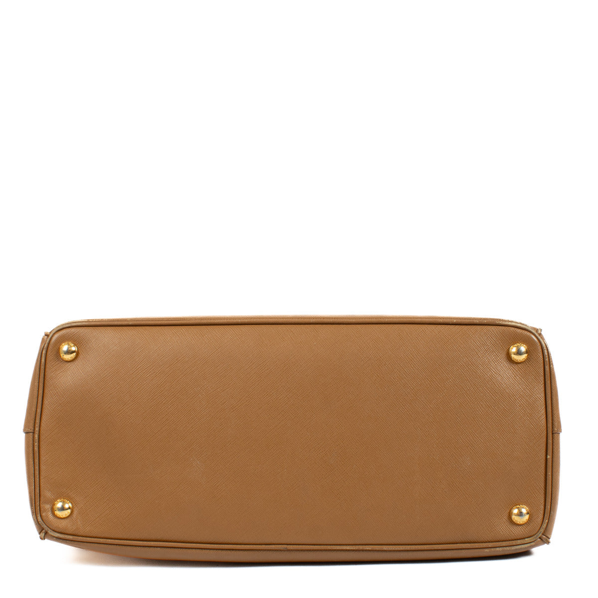 Prada Camel Saffiano Galleria Grote Tas