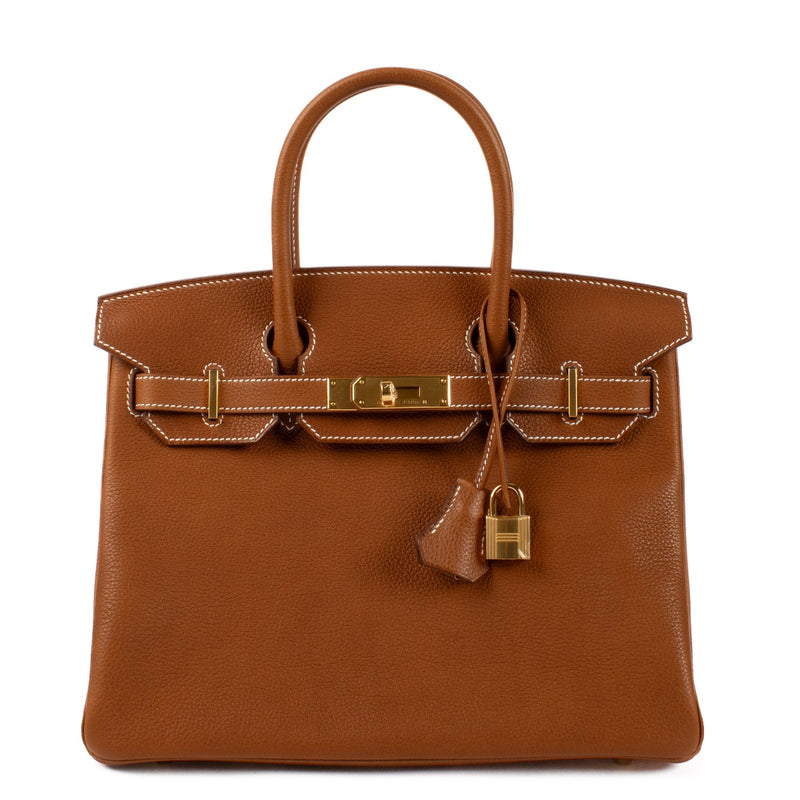Authentic second hand brand new Hermès Birkin 25 Fauve Barenia Faubourg on www.labellov.com