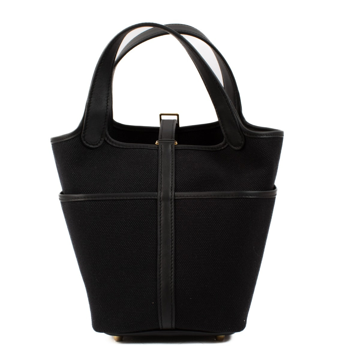 2024 Hermès Picotin Cargo 18 Black Toile Goeland/Swift GHW