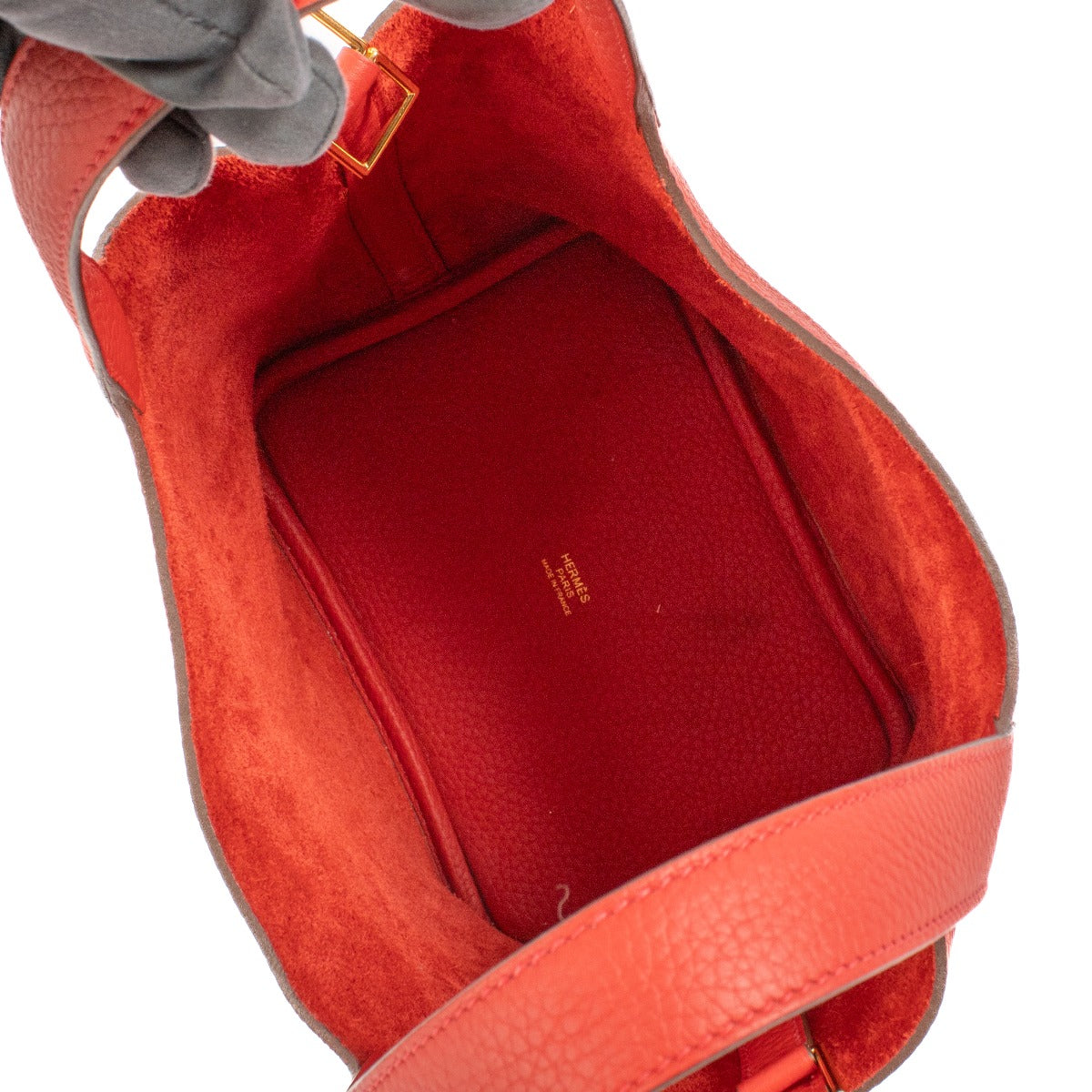 Hermès Picotin Lock 18 Vermillon Taurillon Clemence GHW