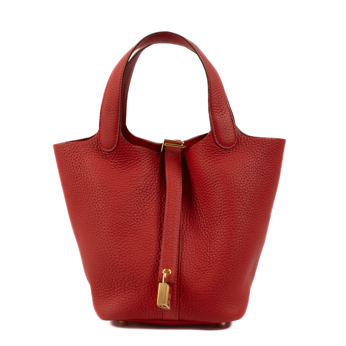 Hermès Picotin Lock 18 Vermillon Taurillon Clemence