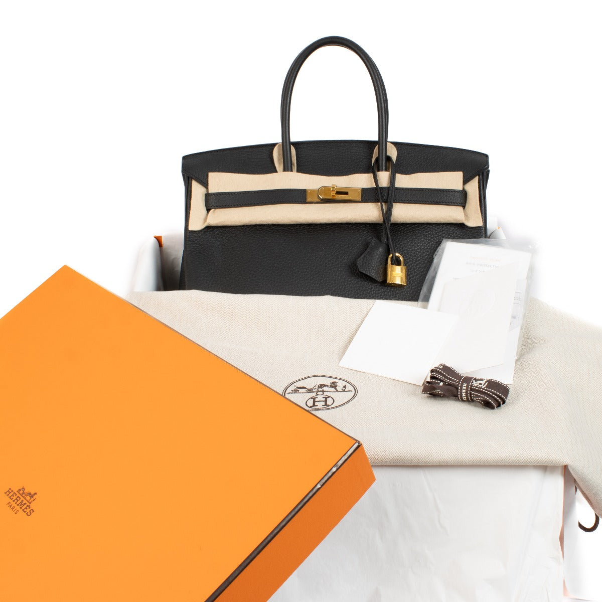 Hermès Birkin 35 Black Clemence