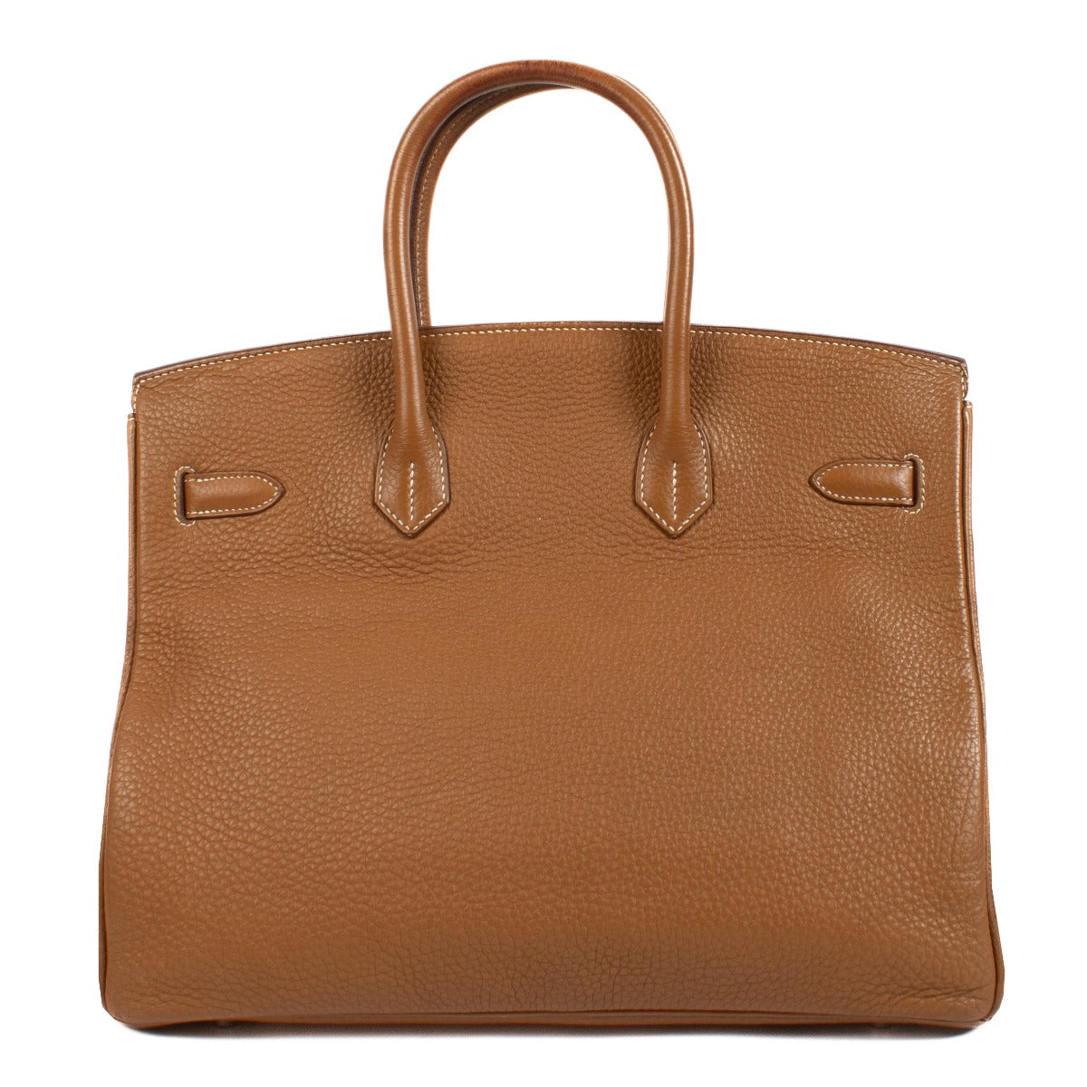 Authentic second hand vintage Hermès Birkin 35 Gold Togo GHW on www.labellov.com