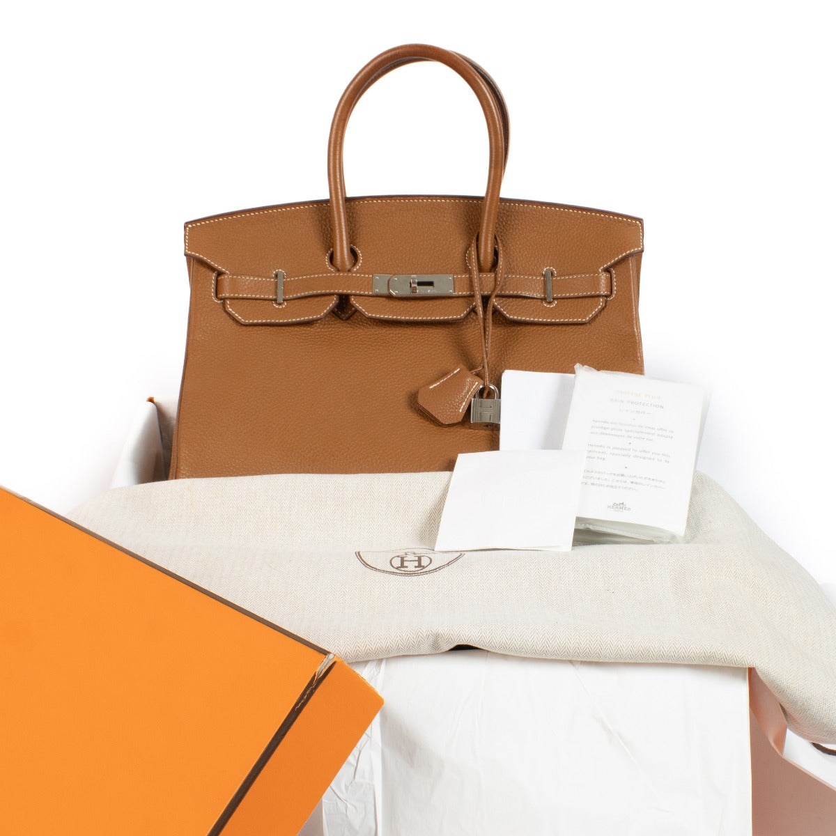 Hermès Birkin 35 Gold Togo GHW
