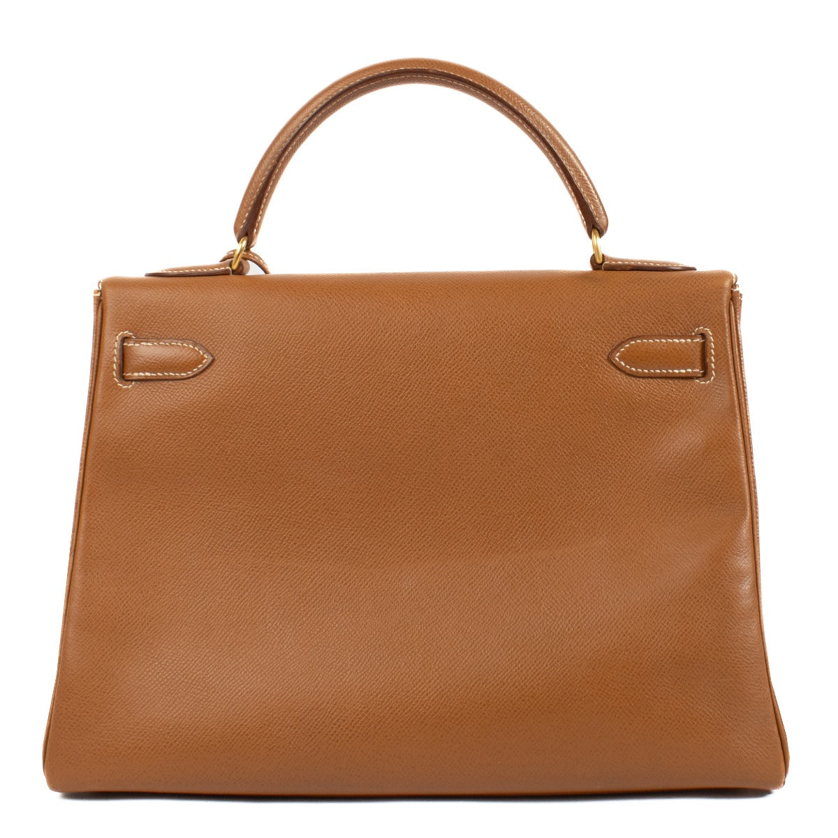 Hermès Vintage Kelly 32 Gold Courchevel GHW