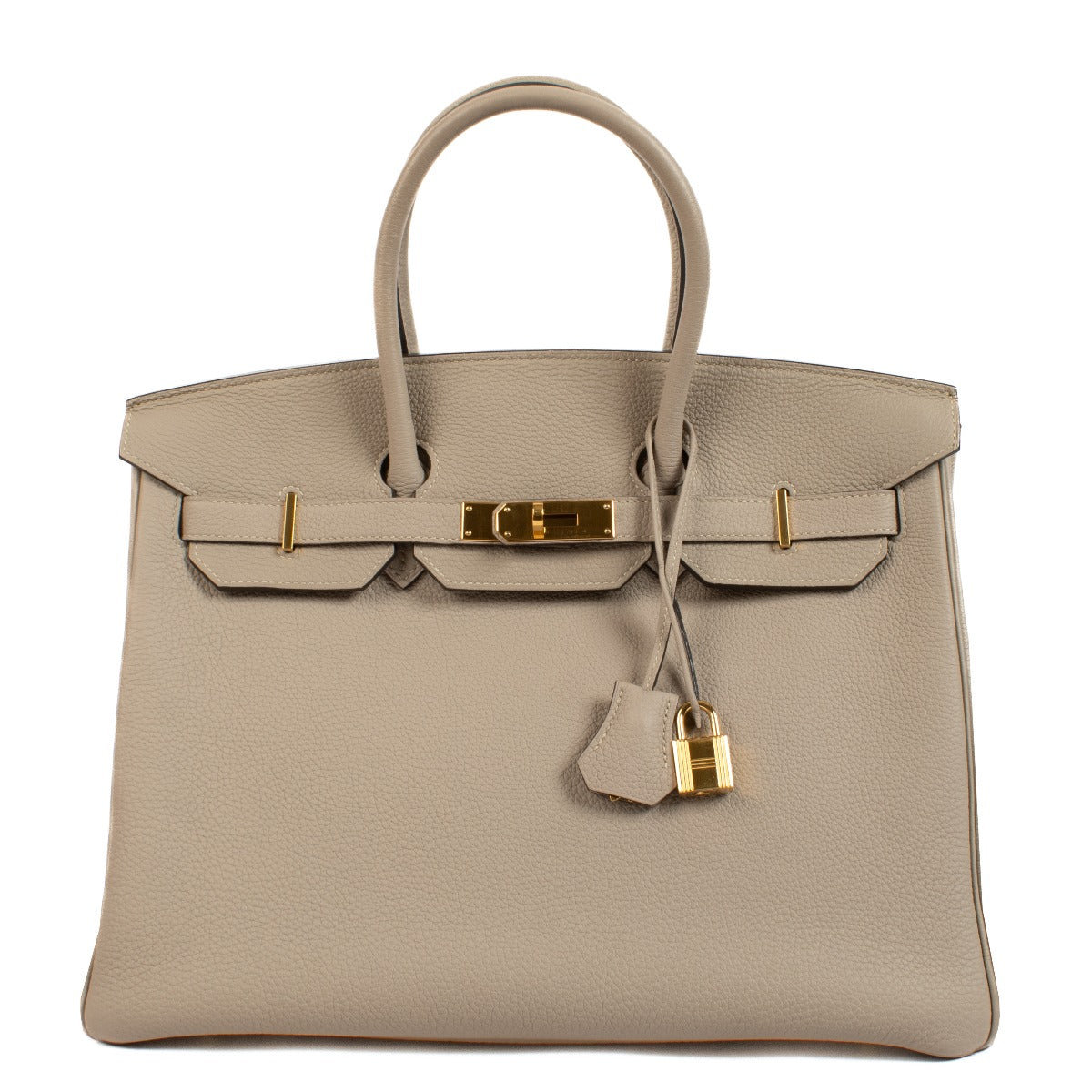 Hermès Birkin 35 Gris Tourterelle Togo GHW