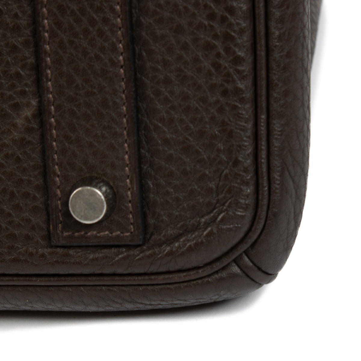 Hermès Birkin 40 Ebene Clemence PHW
