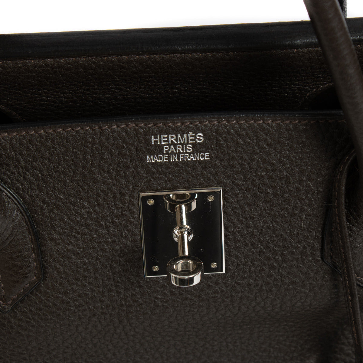 Hermès Birkin 40 Ebene Clemence PHW