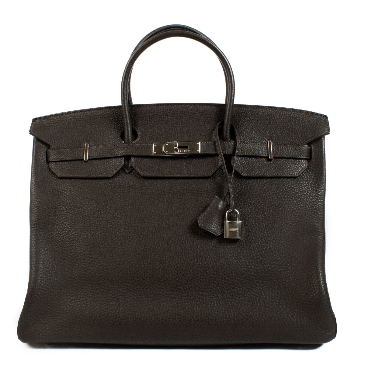 Hermès Birkin 40 Ebene Clemence PHW