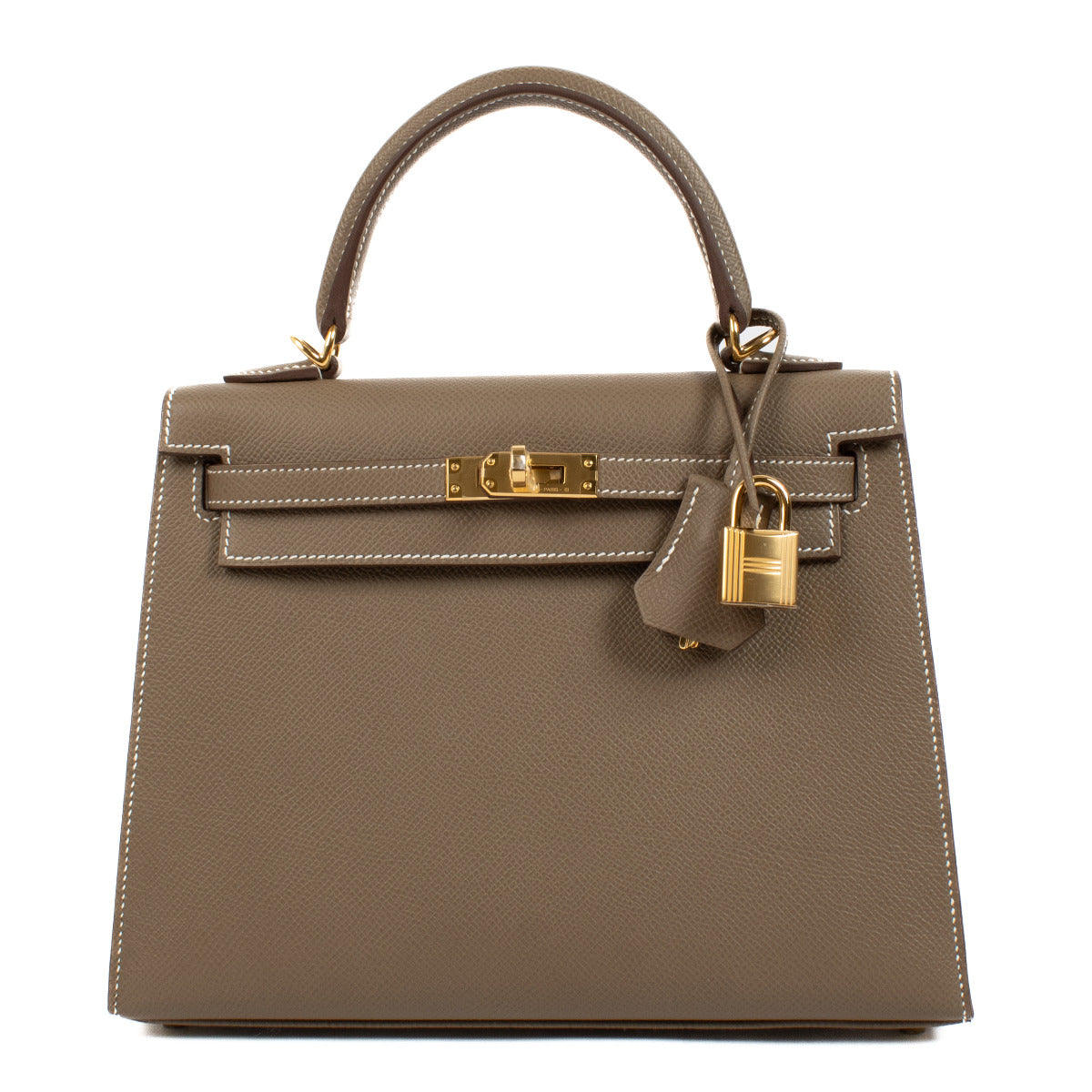 Hermès Kelly 25 Etoupe Epsom GHW
