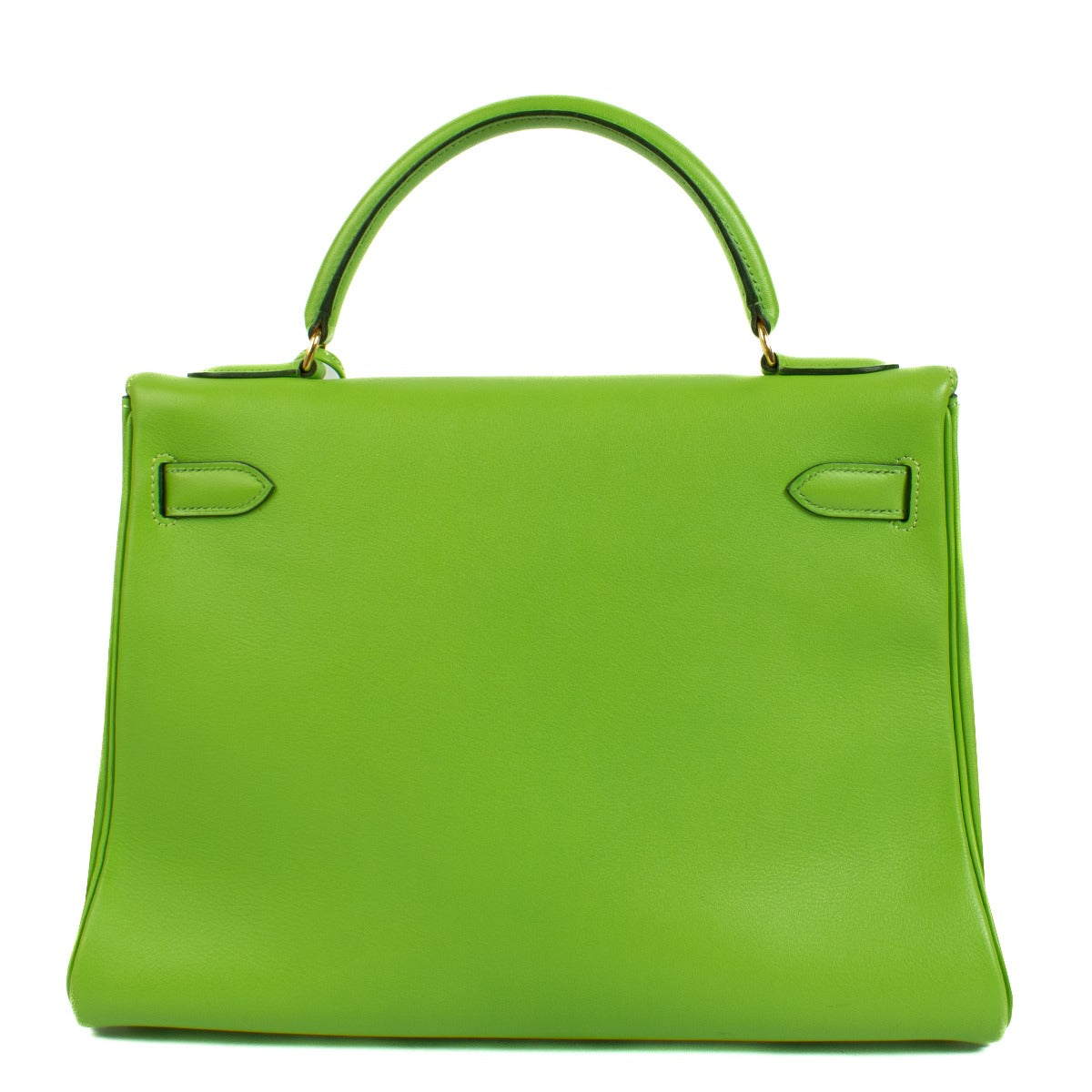 Hermès Kelly 32 Vert Cru Gulliver GHW