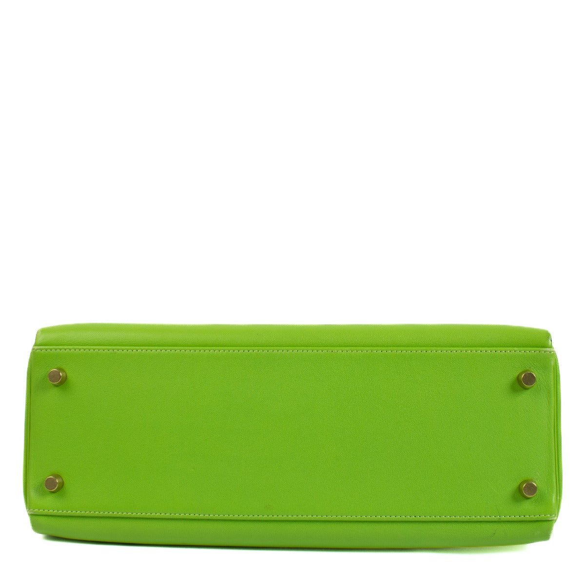 Hermès Kelly 32 Vert Cru Gulliver GHW
