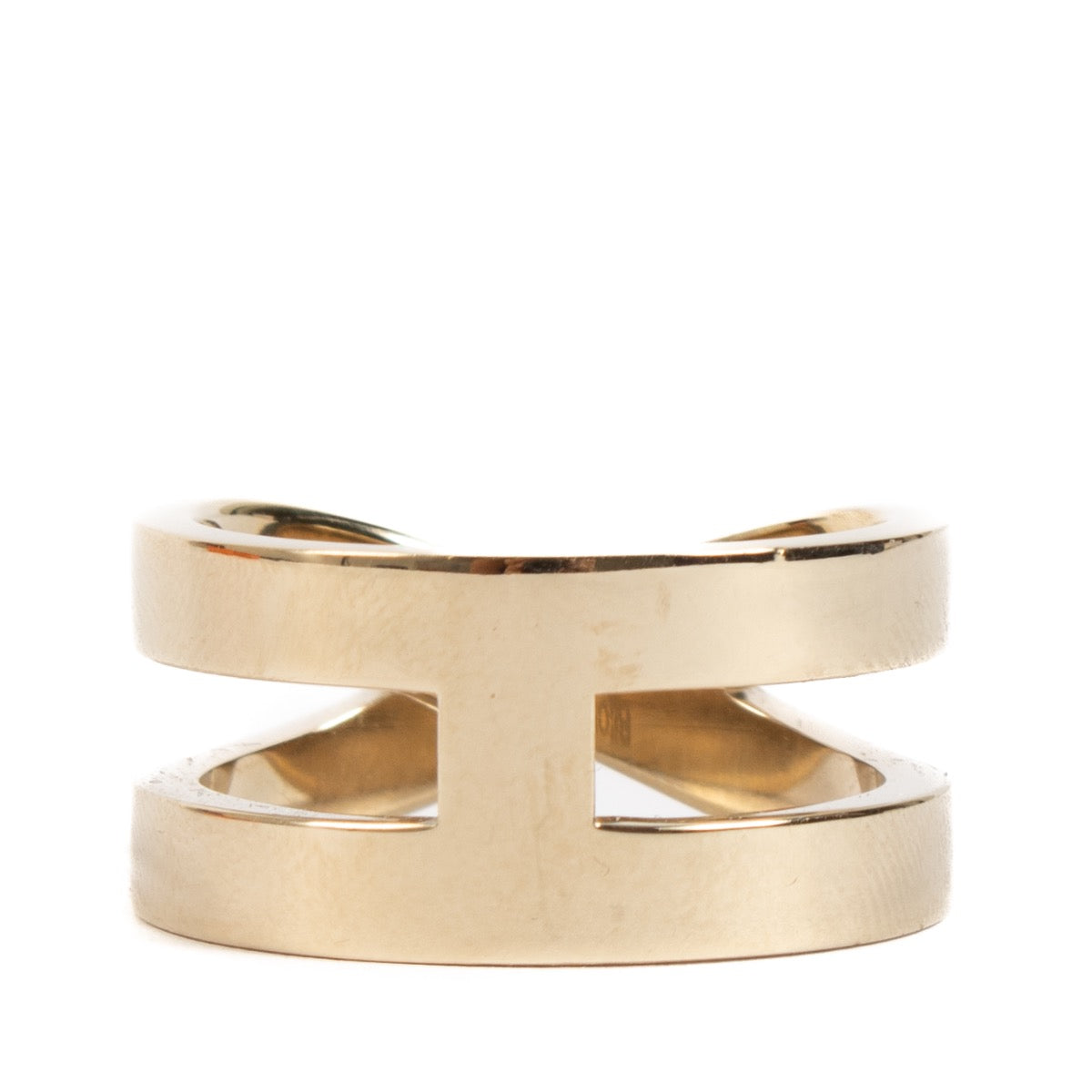 Hermès Permabrass Ruban Scarf Ring