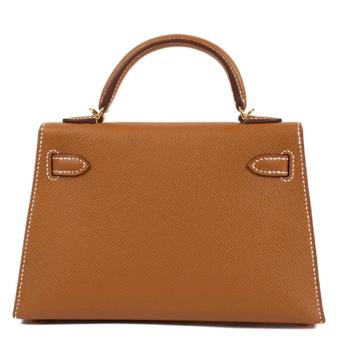 Authentic second hand brand new 2024 W Hermès Kelly Sellier II Mini Veau Epsom Gold on www.labellov.com