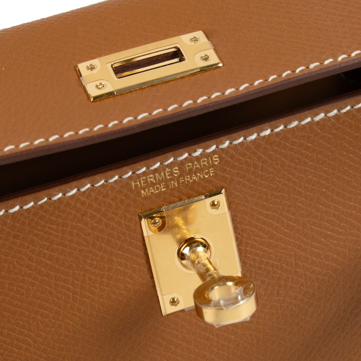 Hermès Kelly Mini II Gold Epsom Gold Hardware