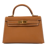 Hermès Kelly Sellier II Mini Veau Epsom Gold