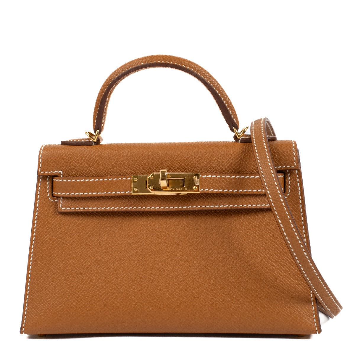 Hermès Kelly Mini II Gold Epsom Gold Hardware