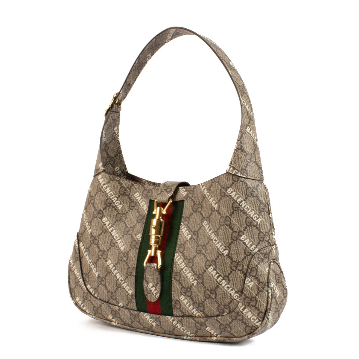 shop 100% authentic second hand Gucci x Balenciaga The Hacker Project Small Jackie 1961 Bag on Labellov.com