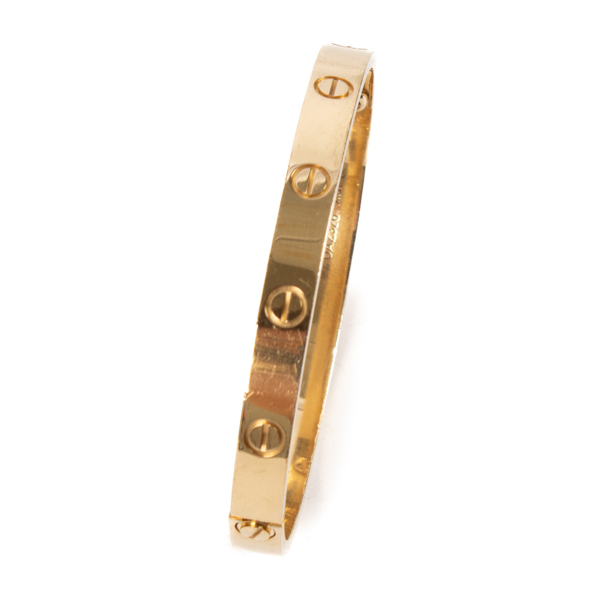 Bracelet Cartier LOVE en or jaune - taille 17
