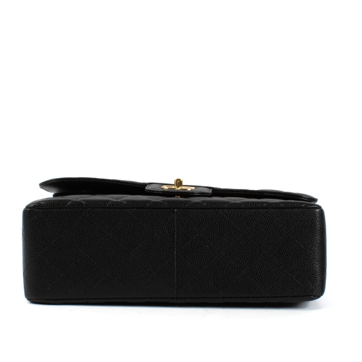 Shop safe online at Labellov in Antwerp and Knokke this 100% authentic second hand Chanel Black Caviar Large Classic Flap Bag