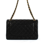 Shop safe online at Labellov in Antwerp and Knokke this 100% authentic second hand Chanel Black Caviar Large Classic Flap Bag