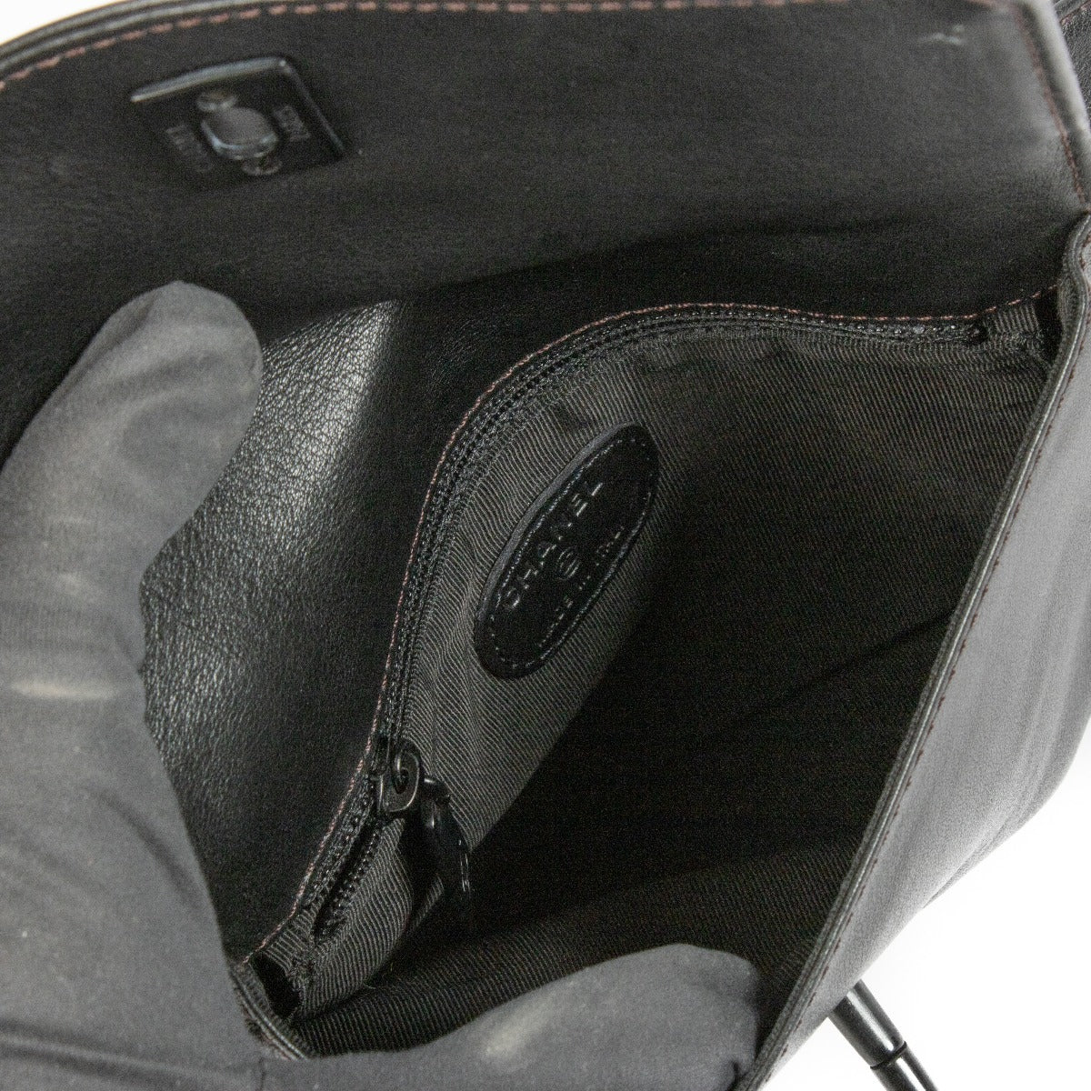 Shop 100% authentic secondhand Chanel Black Belt Bag - Size 80 on Labellov.com