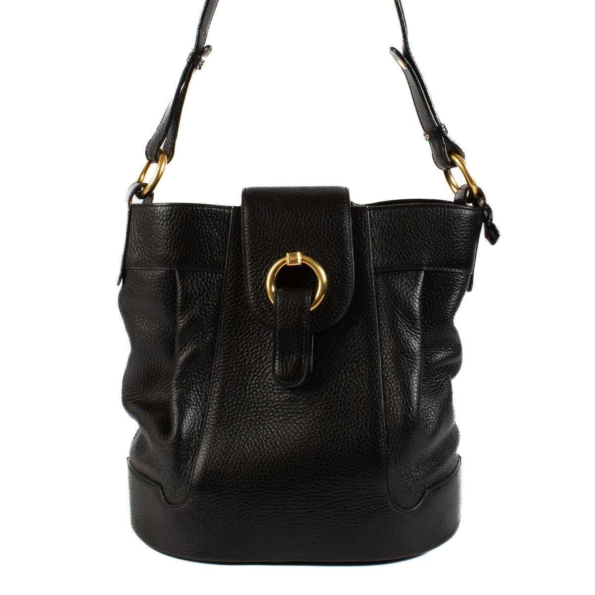 Shop 100% authentic secondhand Delvaux Black Leather Vintage Shoulder Bag on Labellov.com