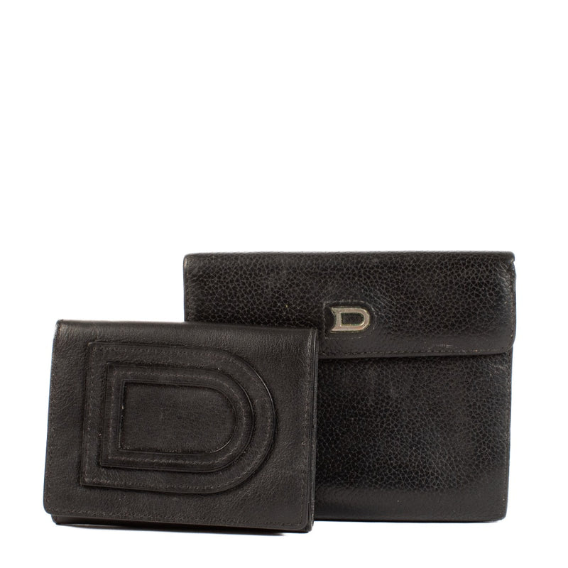 shop 100% authentic second hand Delvaux Black Wallet Set on Labellov.com