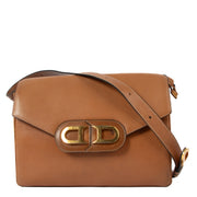 Delvaux Vintage Cognac D Shoulder Bag