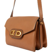 Delvaux Vintage Cognac D Shoulder Bag