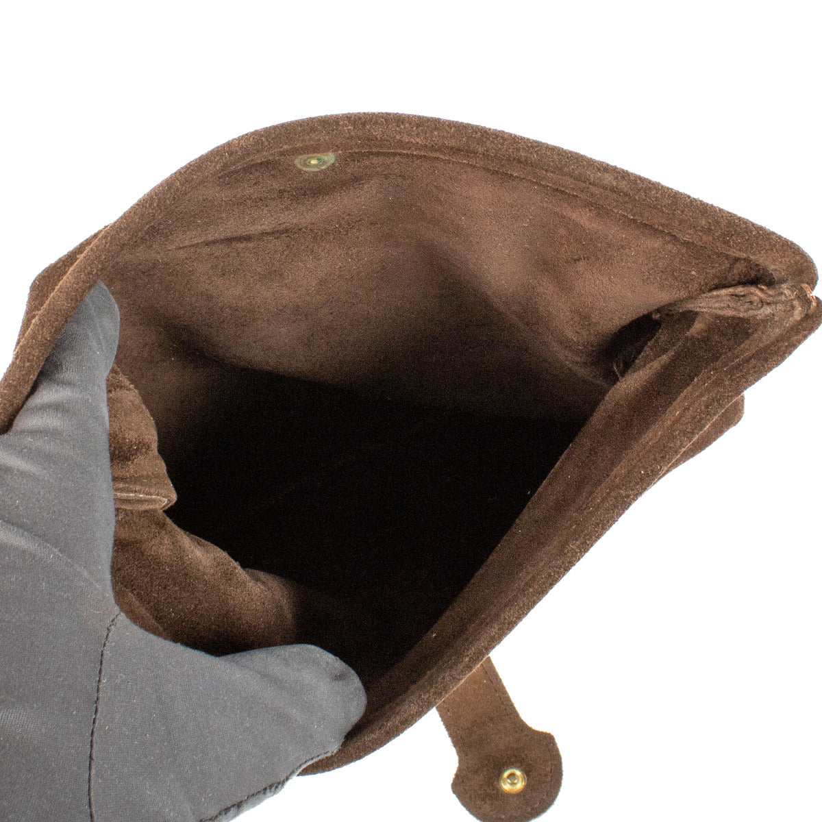 Delvaux Brown Nubuck Clutch
