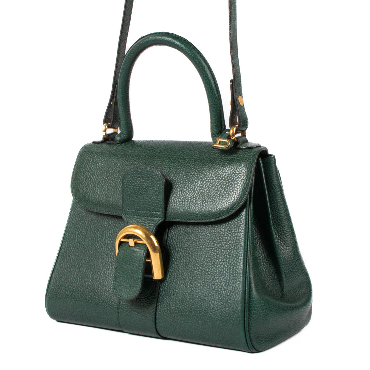 Delvaux Green Brillant PM + Strap