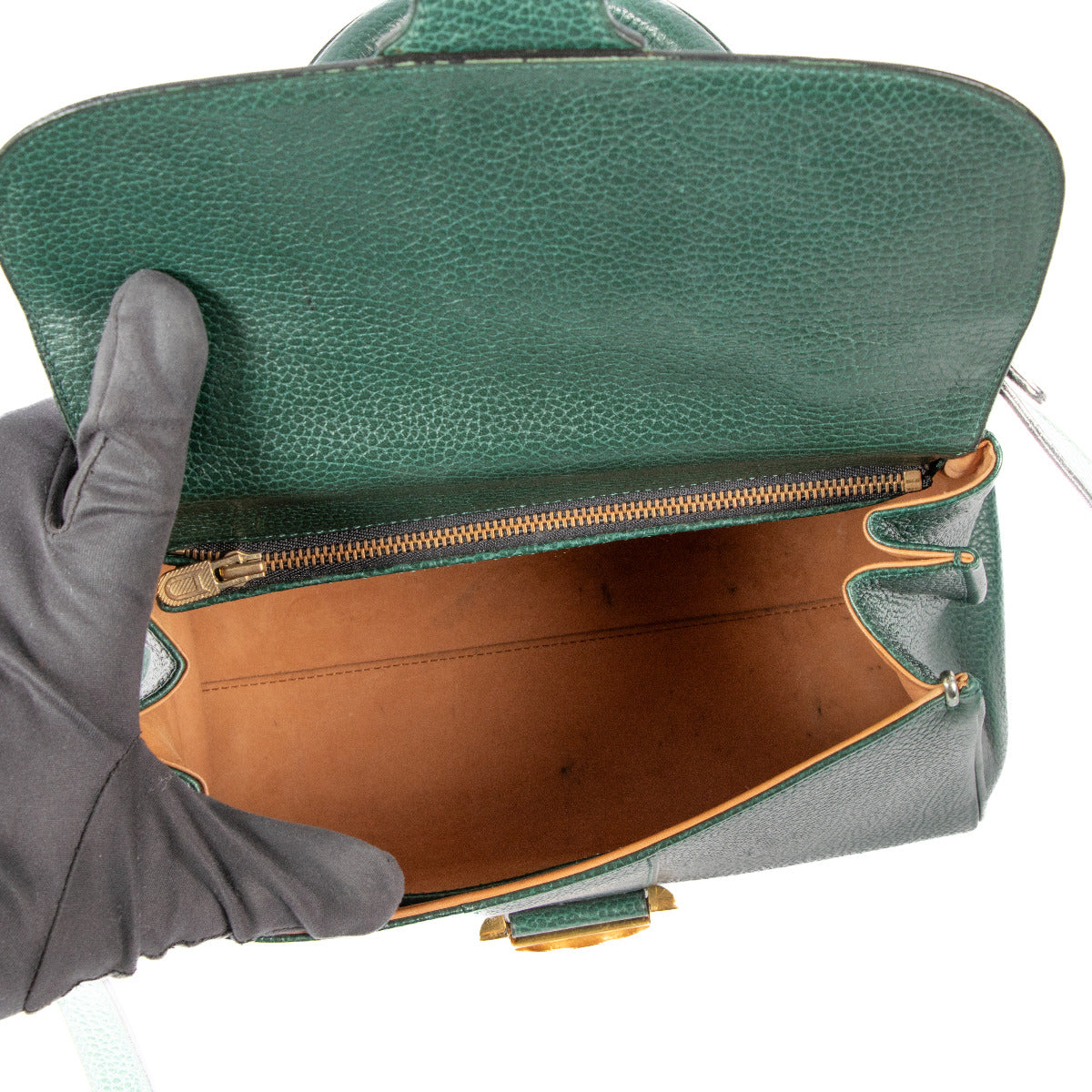 Delvaux Groene Brillant PM + Band