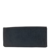 Delvaux Blue Leather Clutch