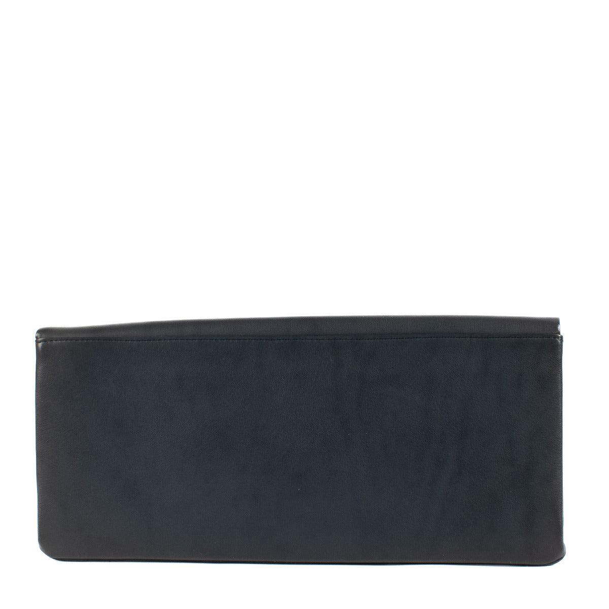 Delvaux Blue Leather Clutch
