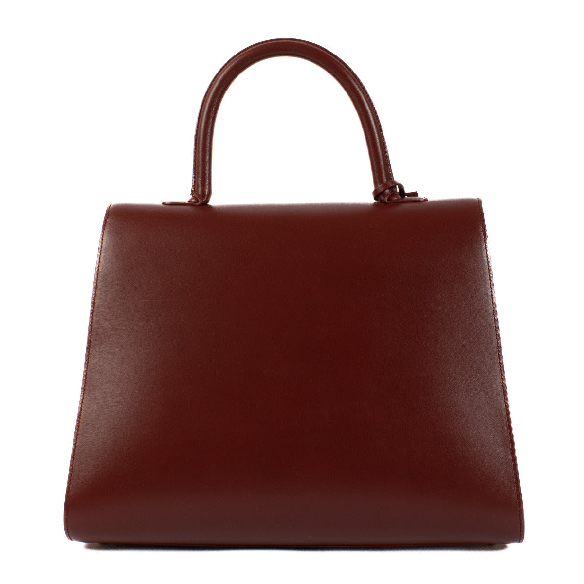 Sac Delvaux Brillant GM en veau Box bordeaux