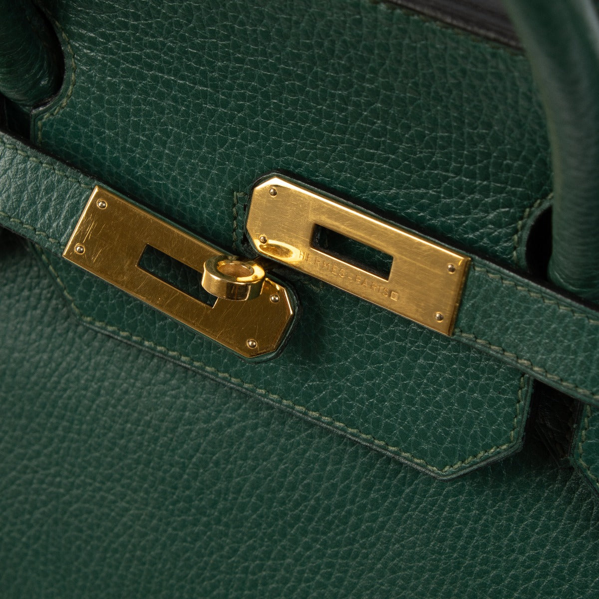 Hermès Birkin 40 Vert Clair Ardennes GHW