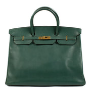 Hermès Birkin 40 Vert Clair Ardennes GHW
