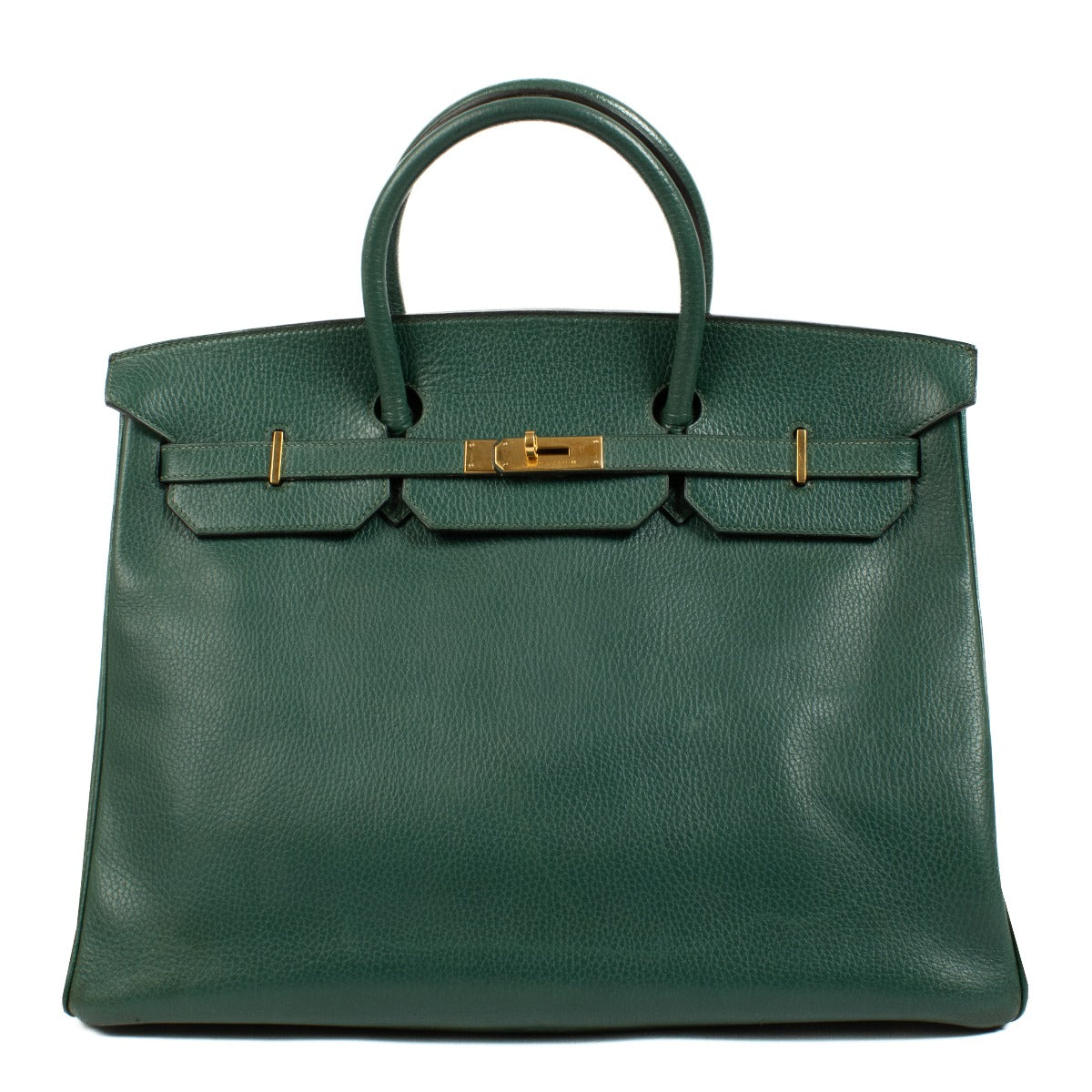 Hermès Birkin 40 Vert Clair Ardennes GHW