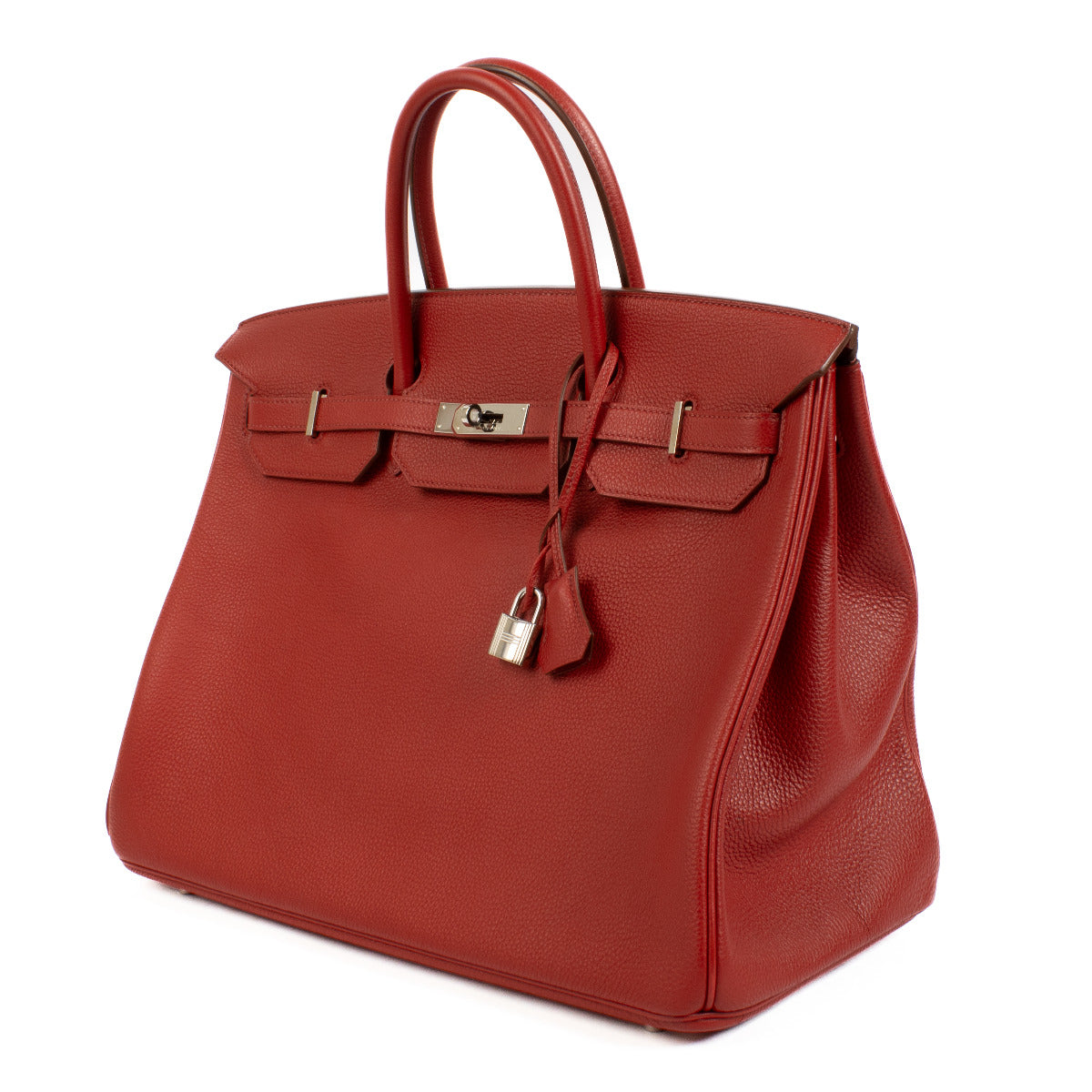 Are you looking for an authentic designer Hermès Birkin 40 Rouge Garance Togo PHW? We buy and sell your preloved and brand new designer bags.